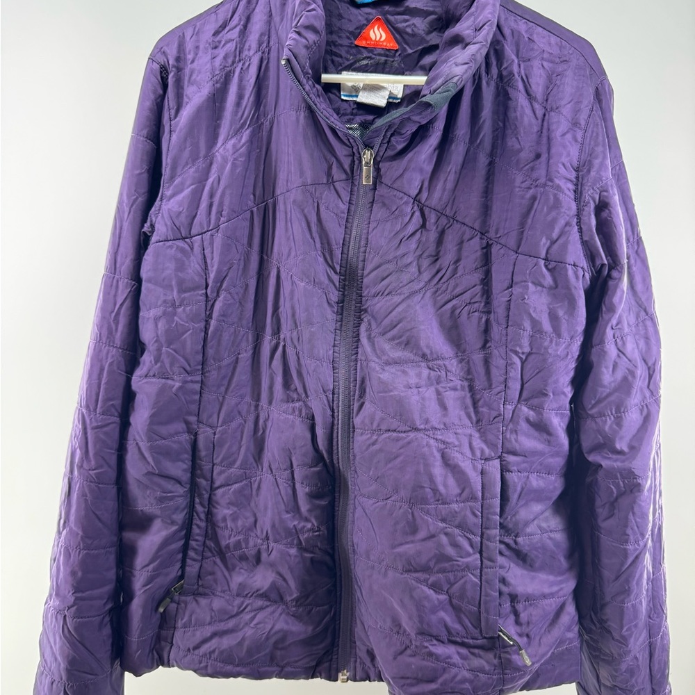 Purple Quilted Jacket